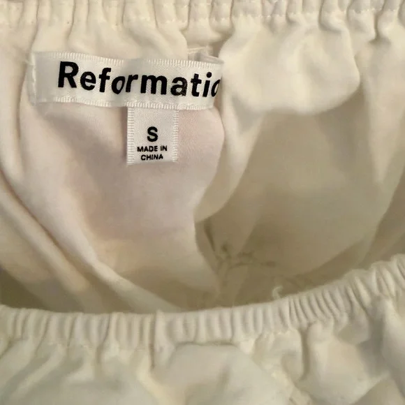 Reformation Fern Top White - Picture 4 of 4